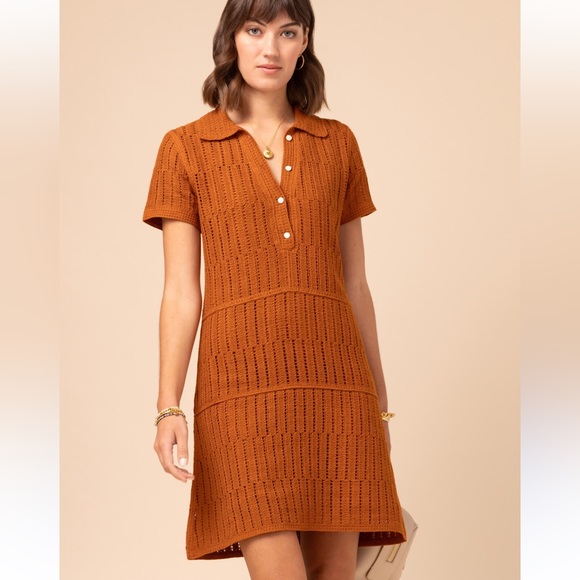 Spartina 449 Dresses & Skirts - Spartina 449 Bettina Polo Dress Pecan nwot